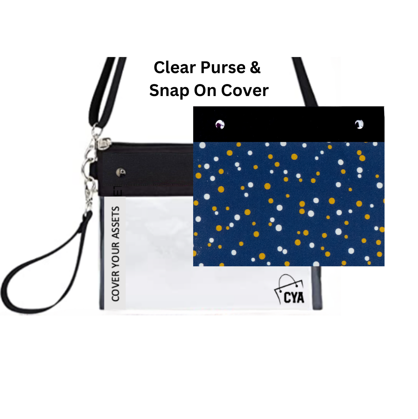 Lots of Dots - Wide - Purse & Cover