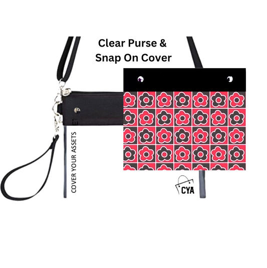 R&B Flowers - Wide - Purse & Cover