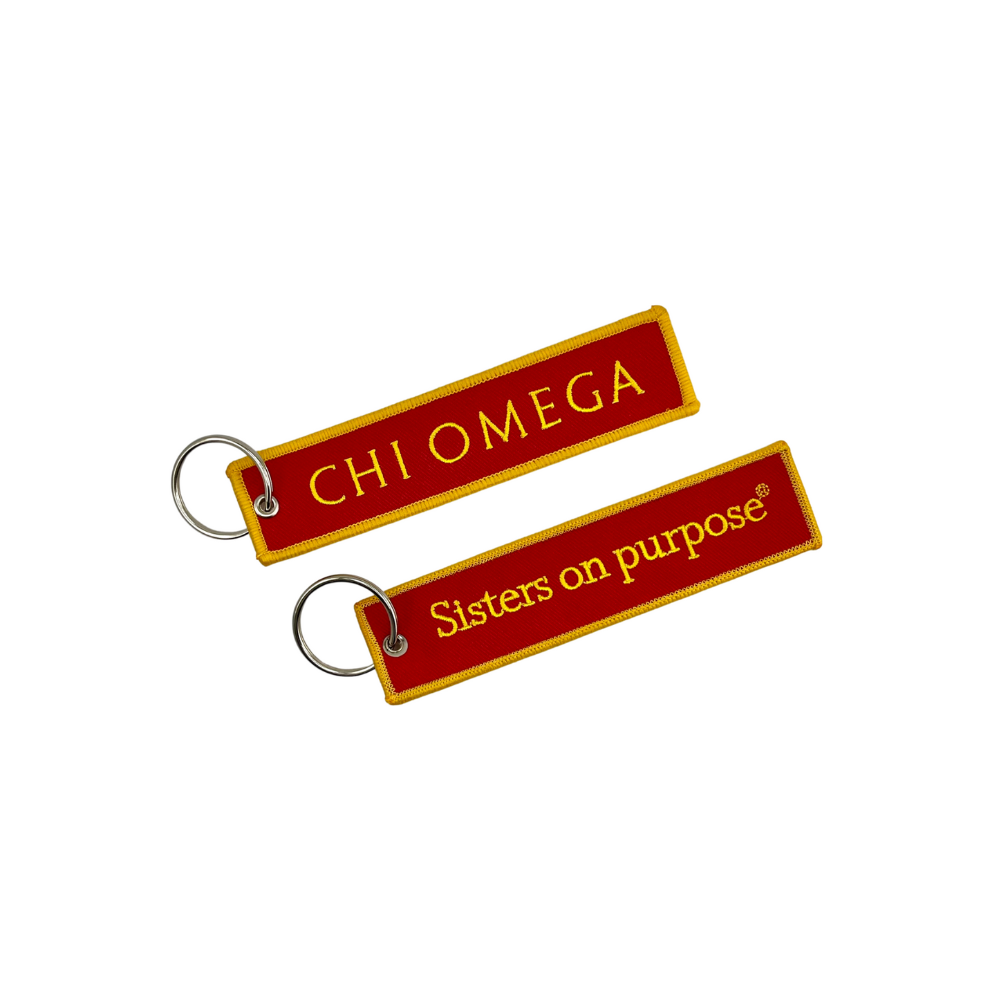 Chi Omega Key Chain