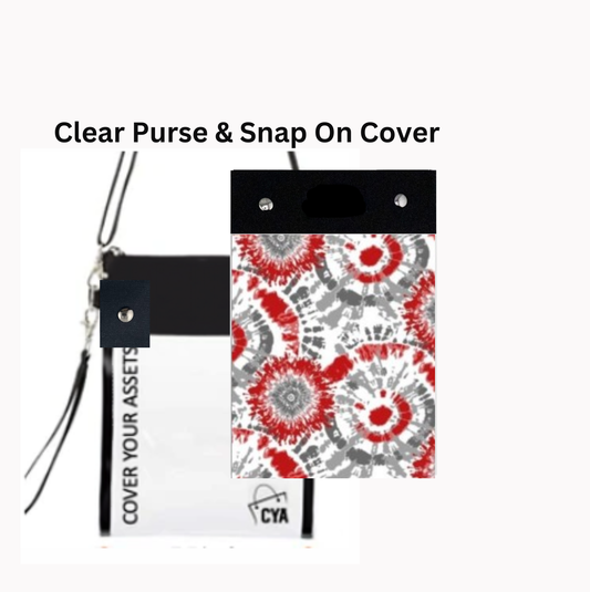 OH State Tie Dye - Tall - Purse & Cover