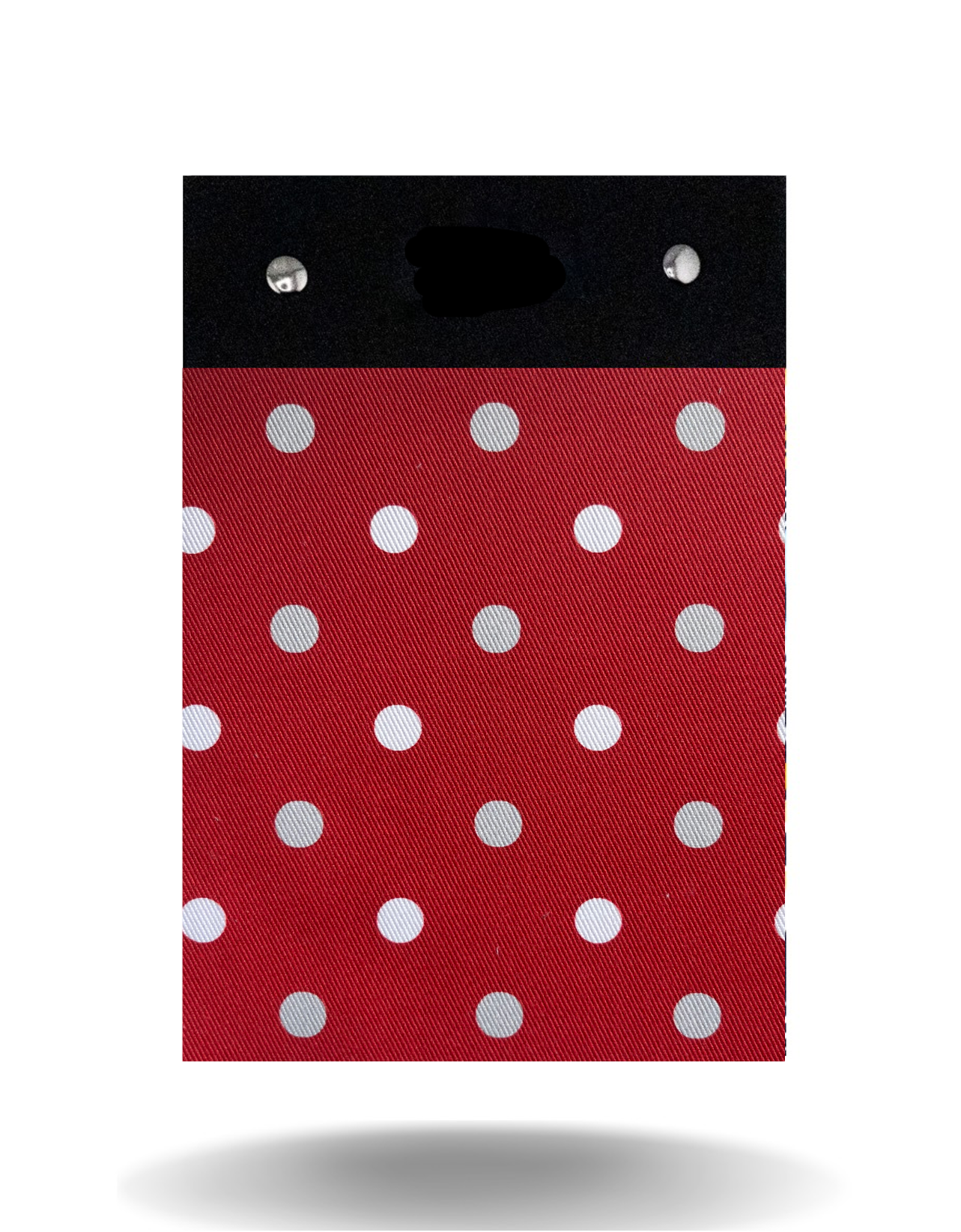 Crimson & Gray Lg Dots - Tall - Cover Only