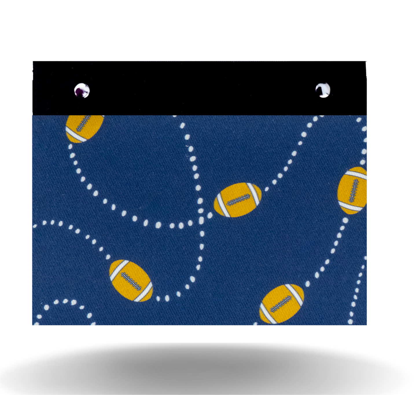 Navy & Gold Toss - Wide - Cover Only