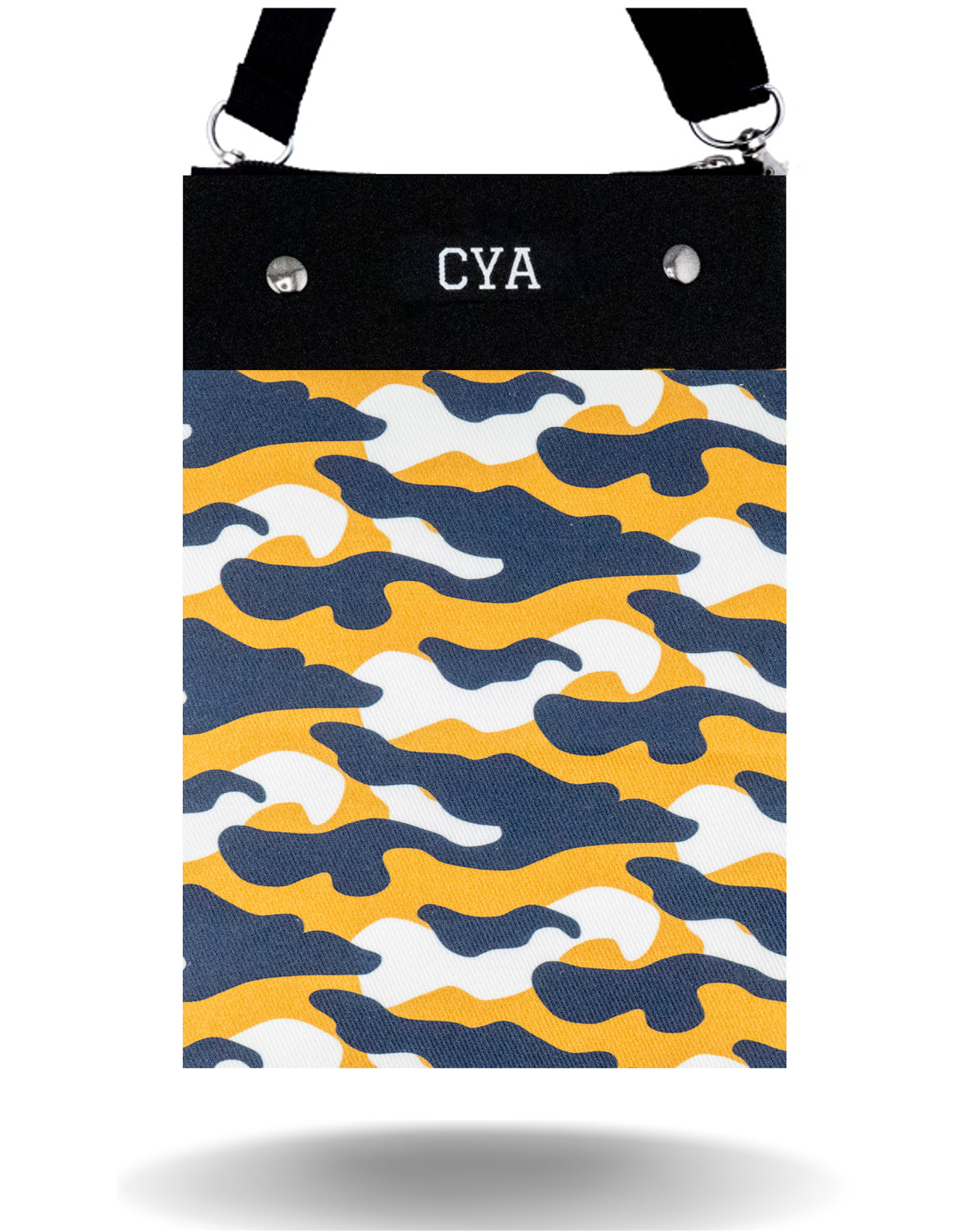 Navy & Gold Camo - Tall - Purse & Cover