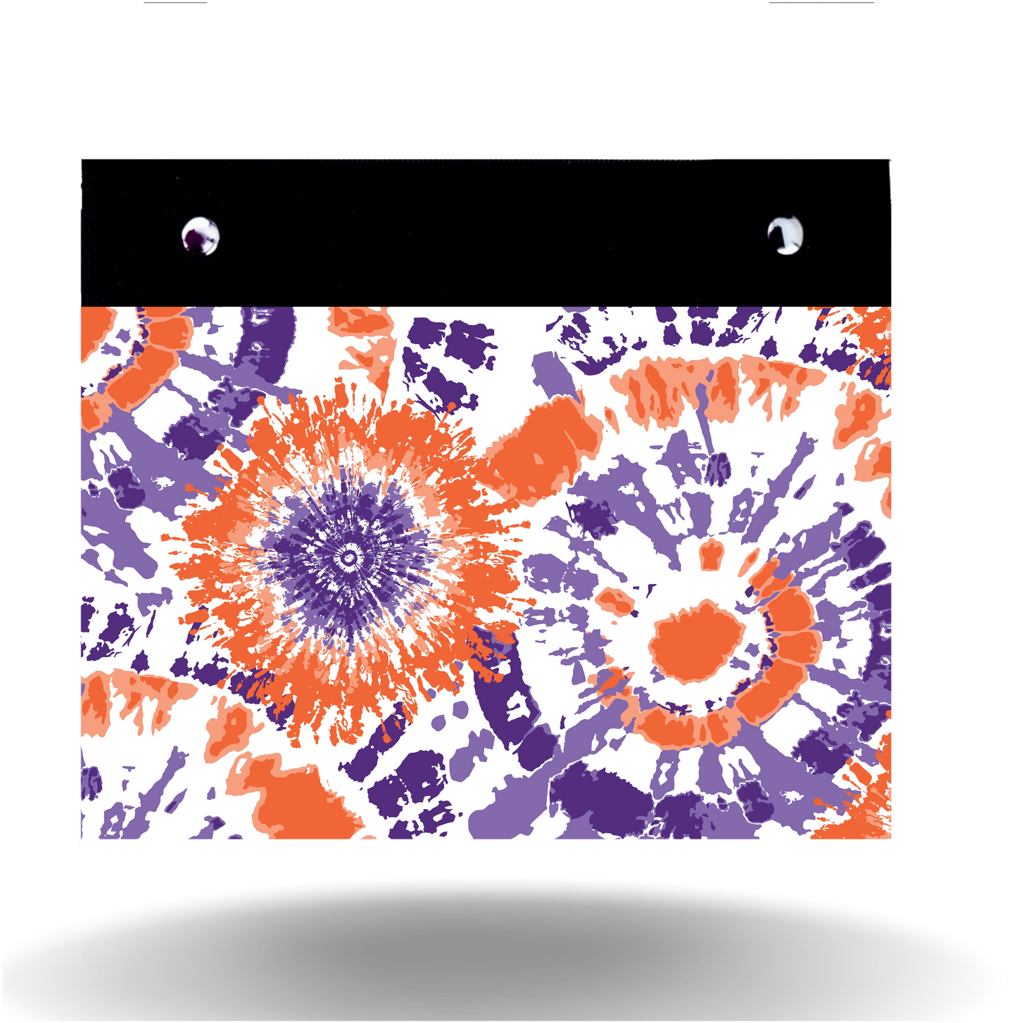 Orange & Purple Tie Dye - Wide - Cover Only