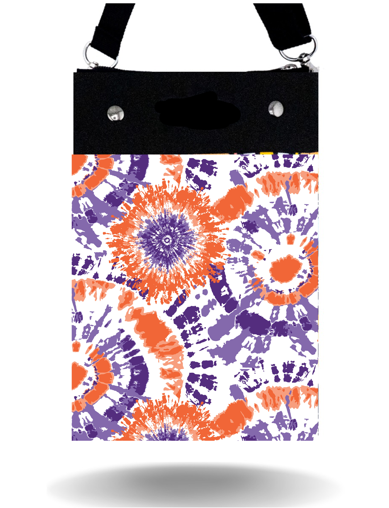 Orange & Purple Tie Dye - Tall - Purse & Cover