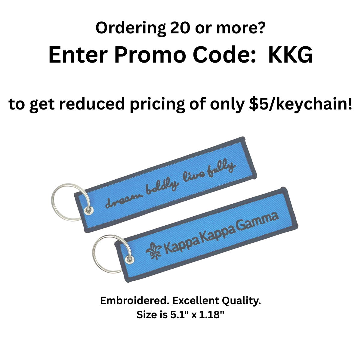 Kappa Kappa Gamma Key Chain