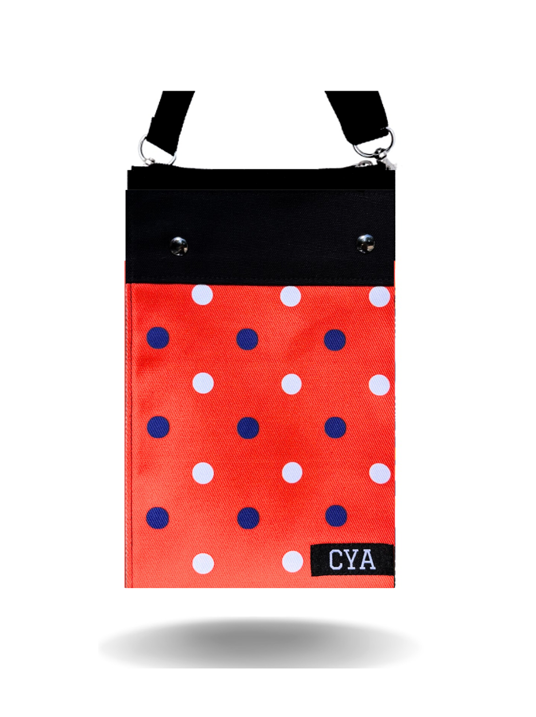 Orange & Purple Dots - Tall - Purse & Cover