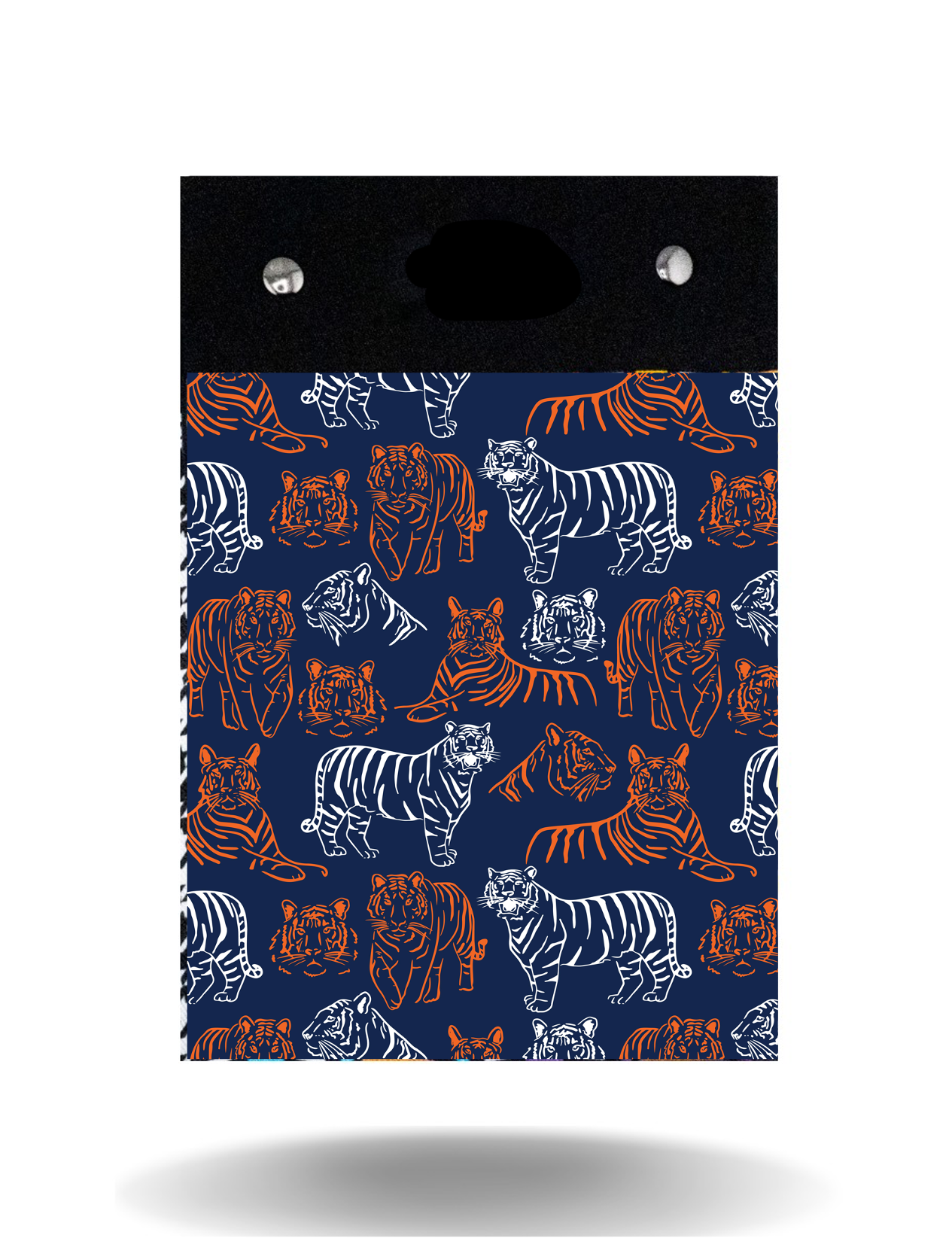Navy w Wh & Orange Tigers - Tall - Cover Only