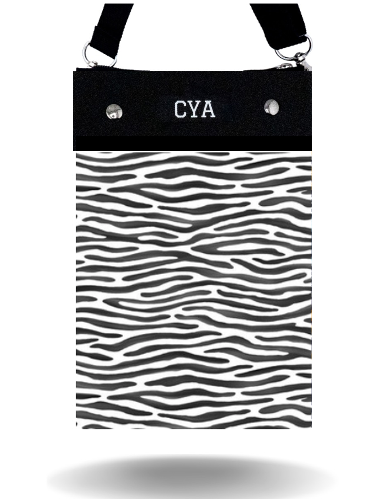 Black & White Stripe Tall - Purse & Cover