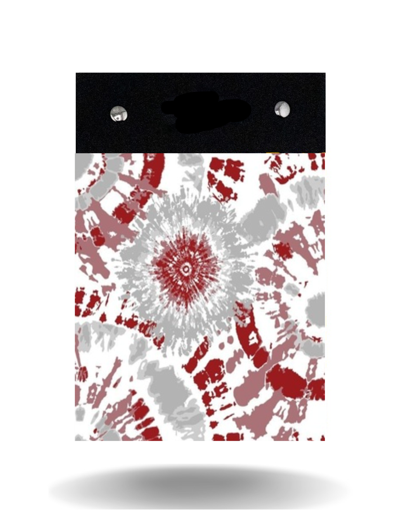 Crimson & Gray Tie Dye - Tall - Cover Only