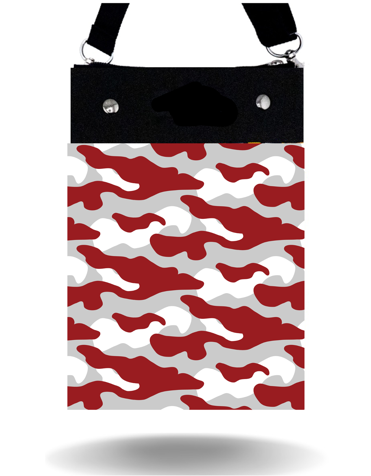 Crimson & Gray Camo - Tall - Purse & Cover