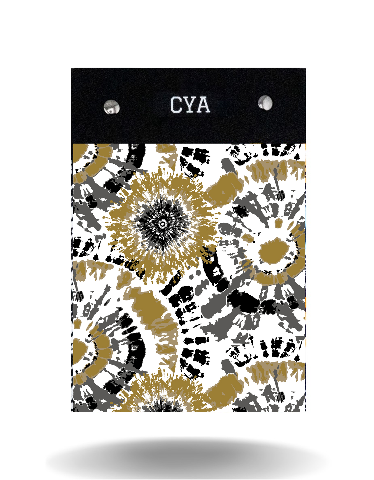 Black & Gold Tie Dye - Tall - Cover Only