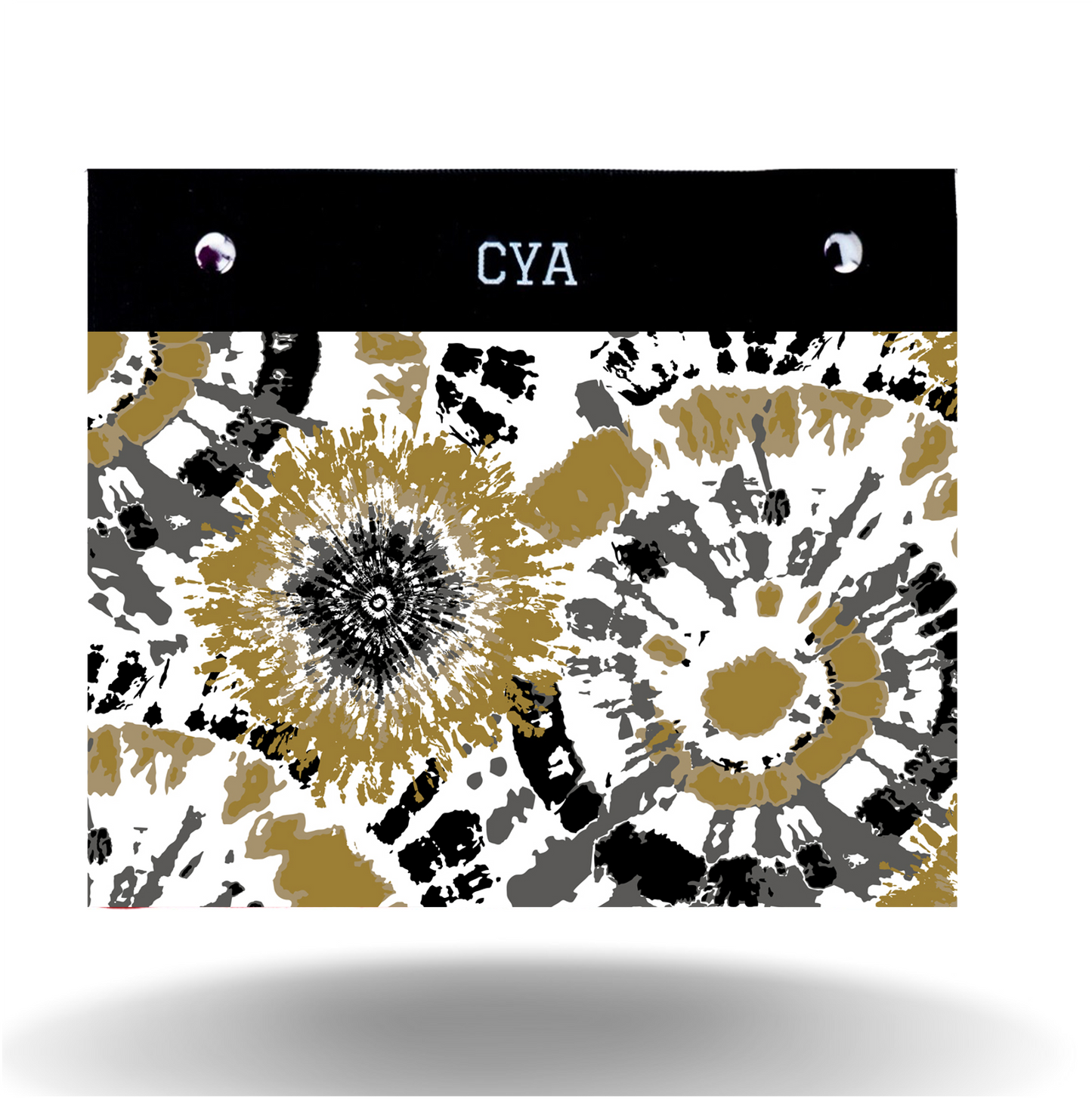 Black & Gold Tie Dye - Wide - Cover Only