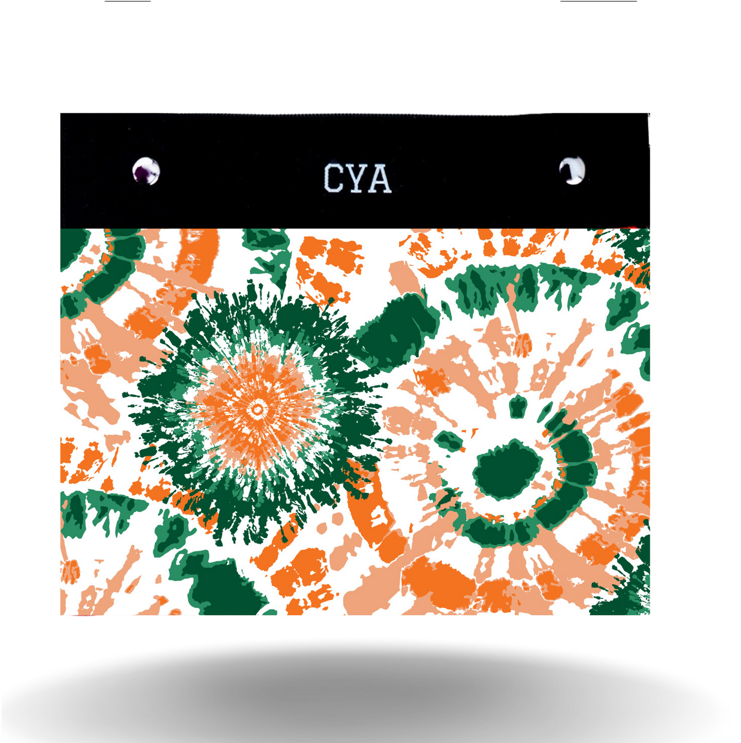 Green & Orange Tie Dye - Wide - Cover Only