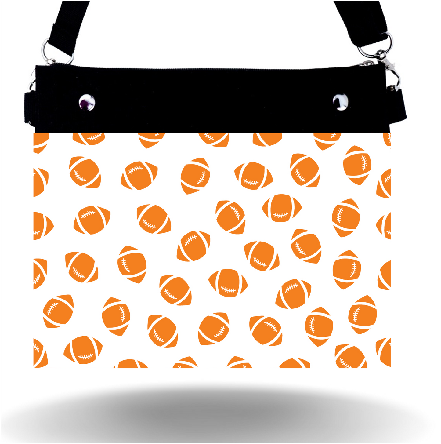 Orange Toss - Wide - Purse & Cover