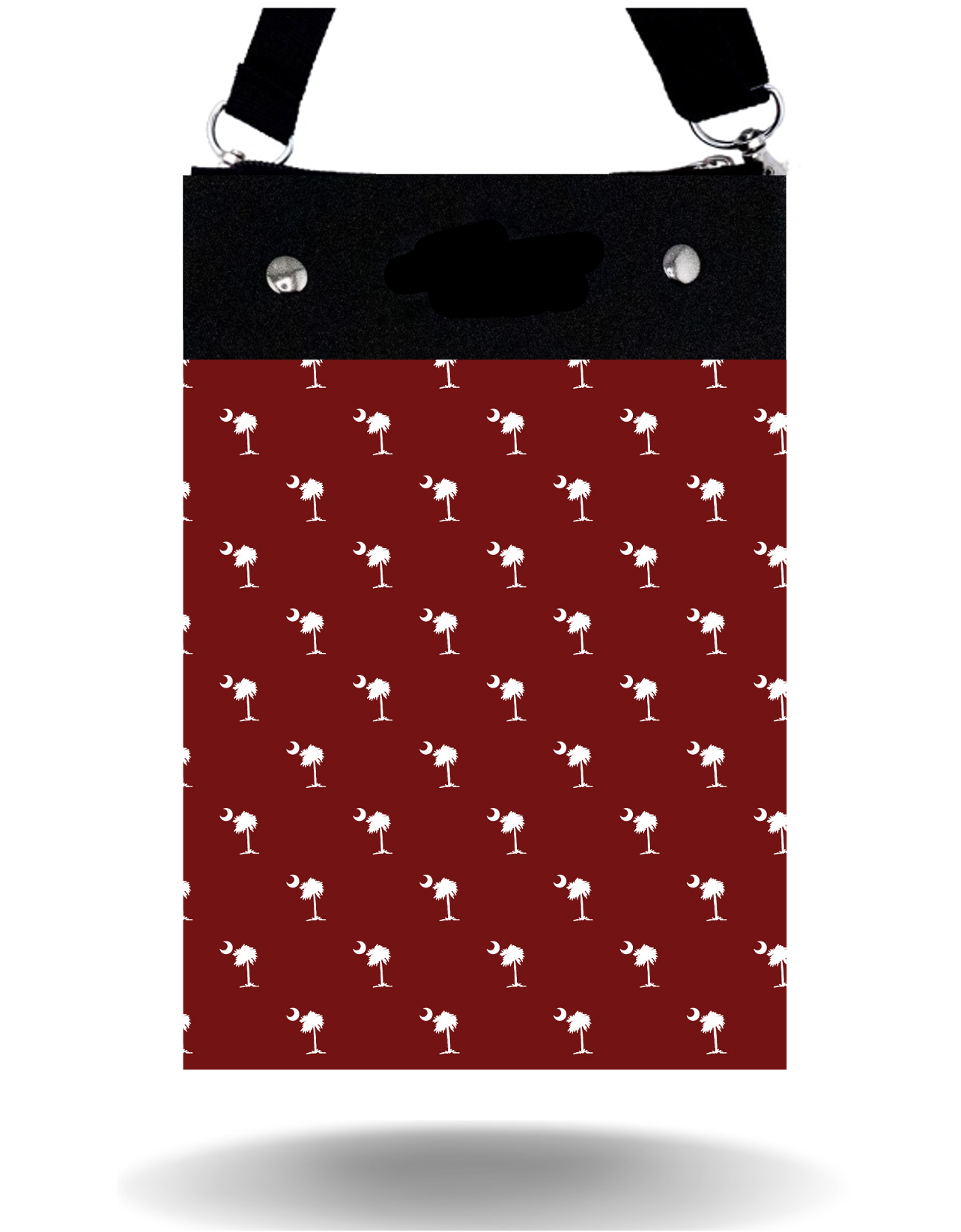 Garnet & Palmettos - Tall - Purse & Cover