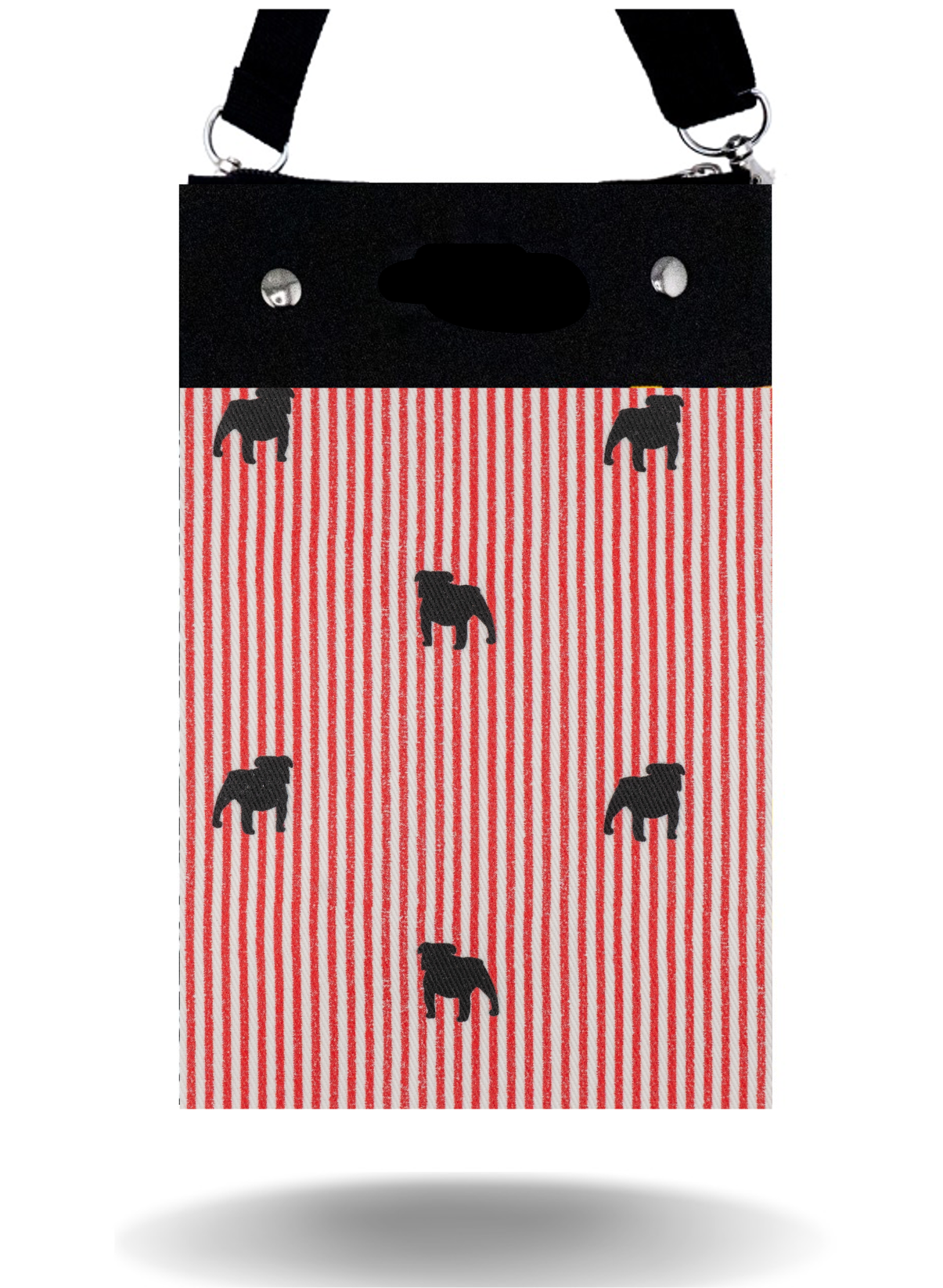 Stripes & Bulldogs - Tall- Purse & Cover
