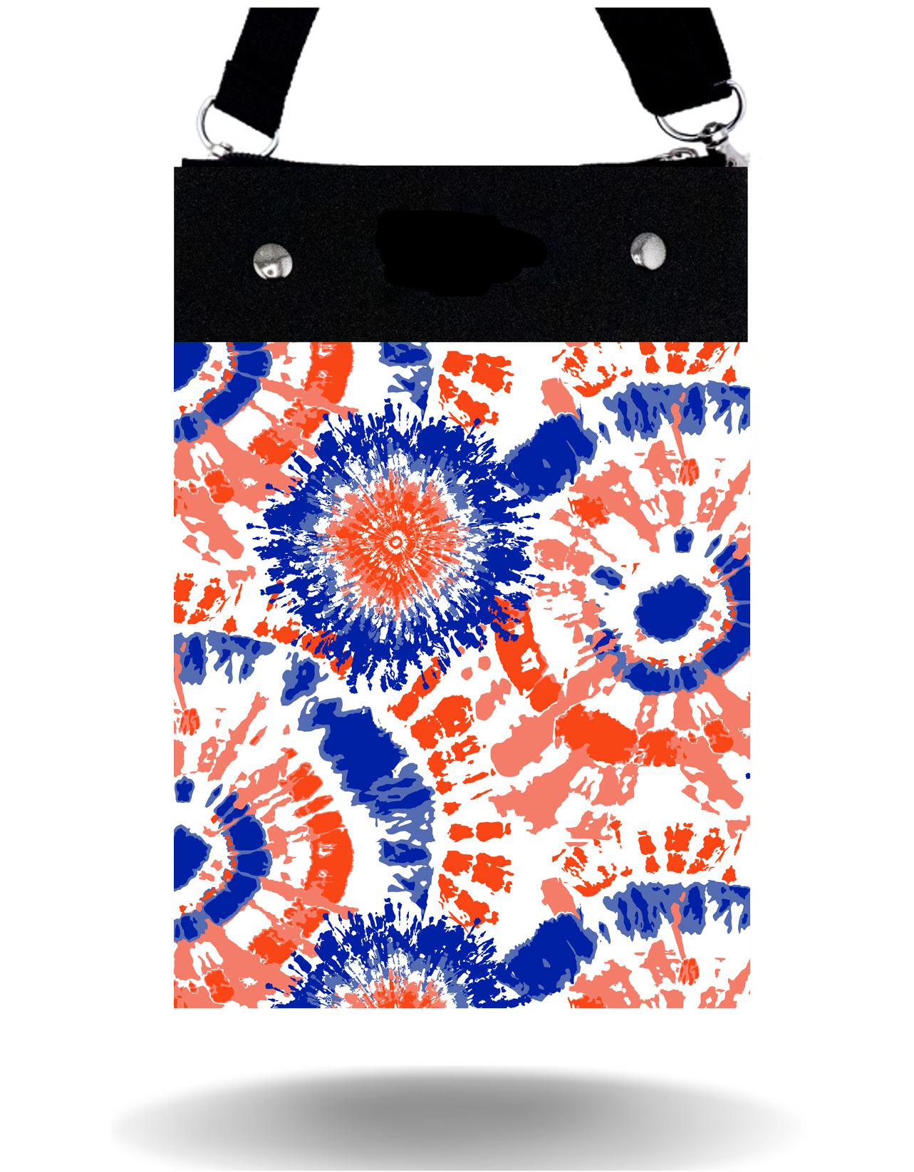 Bright Blue & Orange - Tall - Purse & Cover