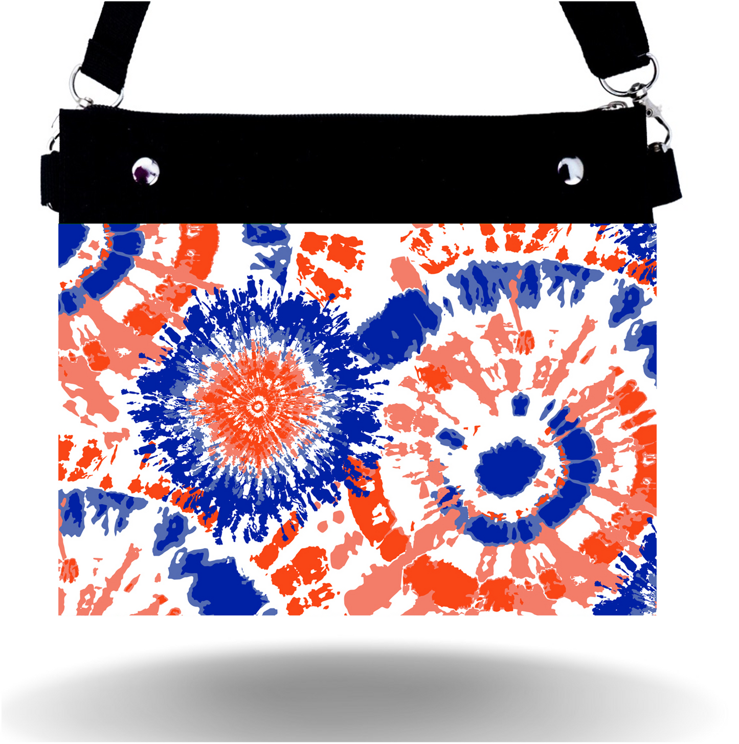 Bright Blue & Orange - Wide - Purse & Cover