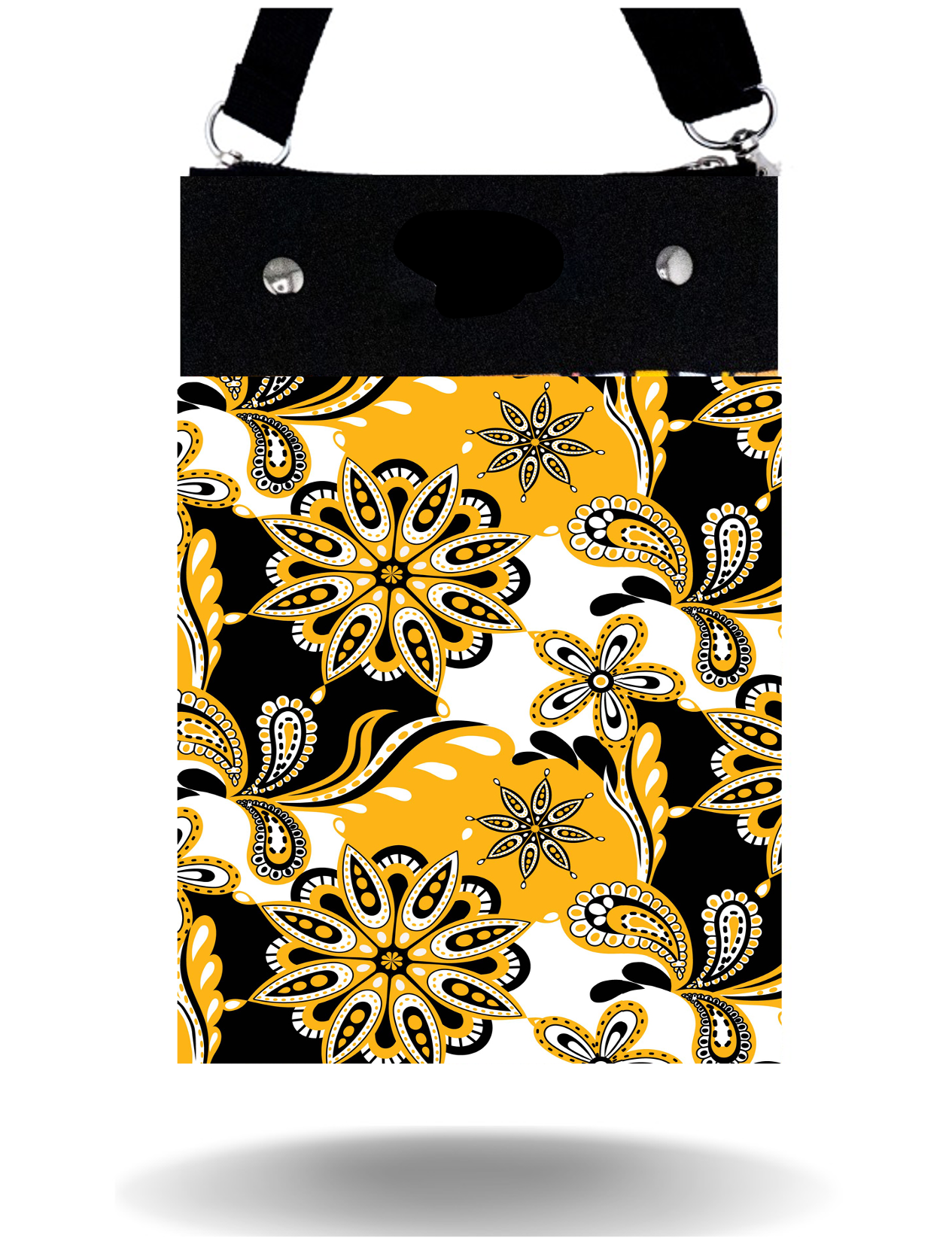 Gold & Black Medley - Tall - Purse & Cover