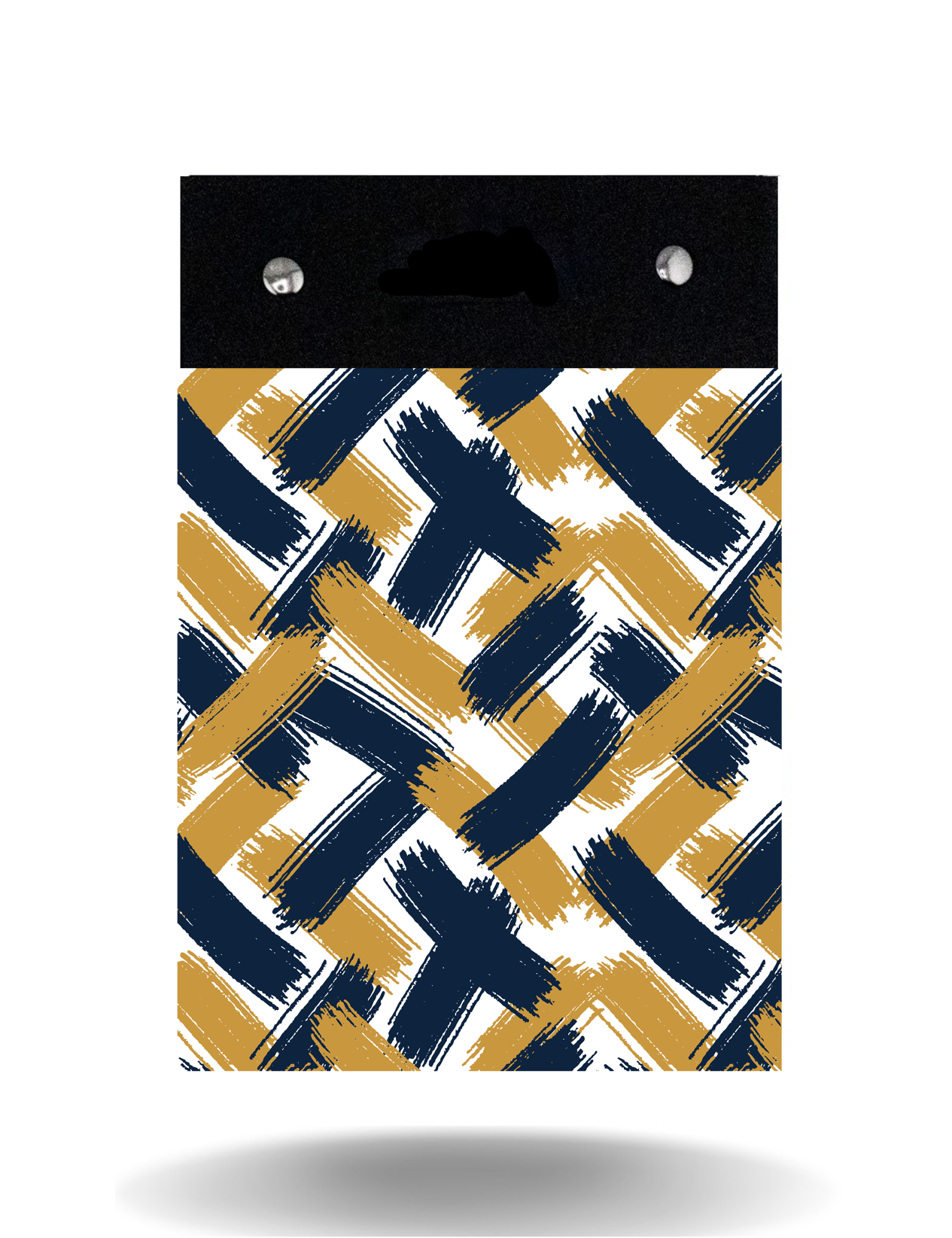 Navy & Gold Abstract - Tall - Cover Only