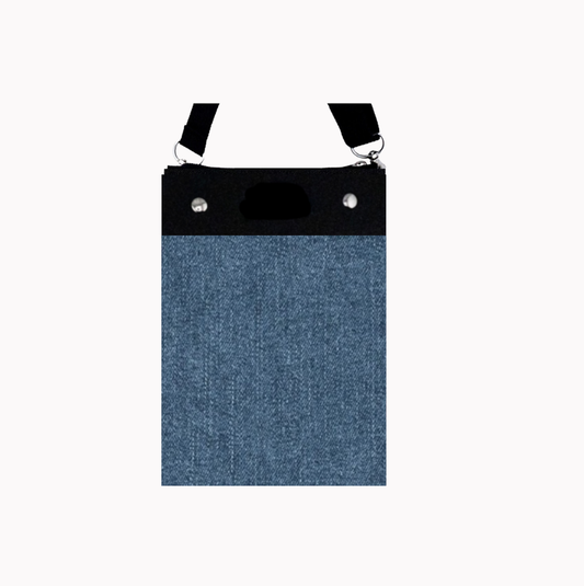 Blue Denim- Tall - Purse & Cover
