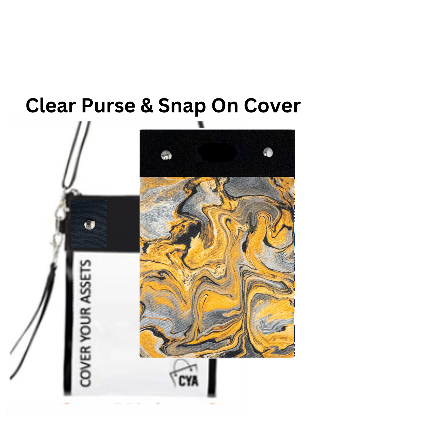 Marbling - Tall - Purse & Cover