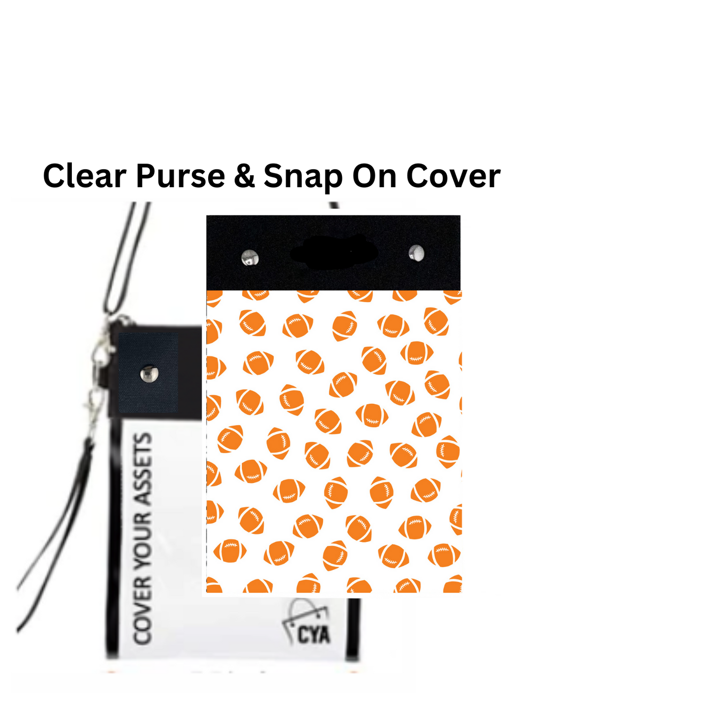 Orange Toss - Tall - Purse & Cover