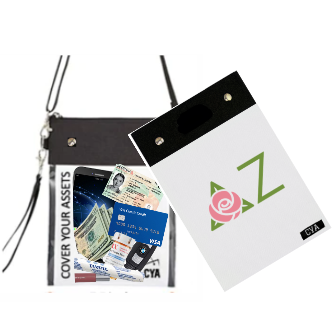 Delta Zeta in Color - Tall Purse & Cover