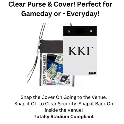 Kappa Kappa Gamma - Tall Purse & Cover