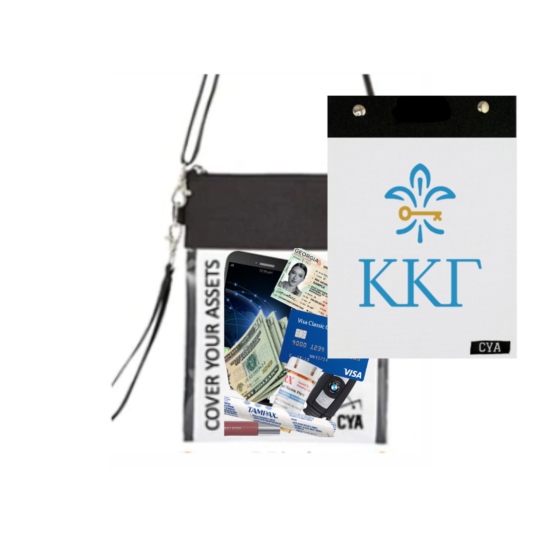 Kappa Kappa Gamma in Color - Tall Purse & Cover