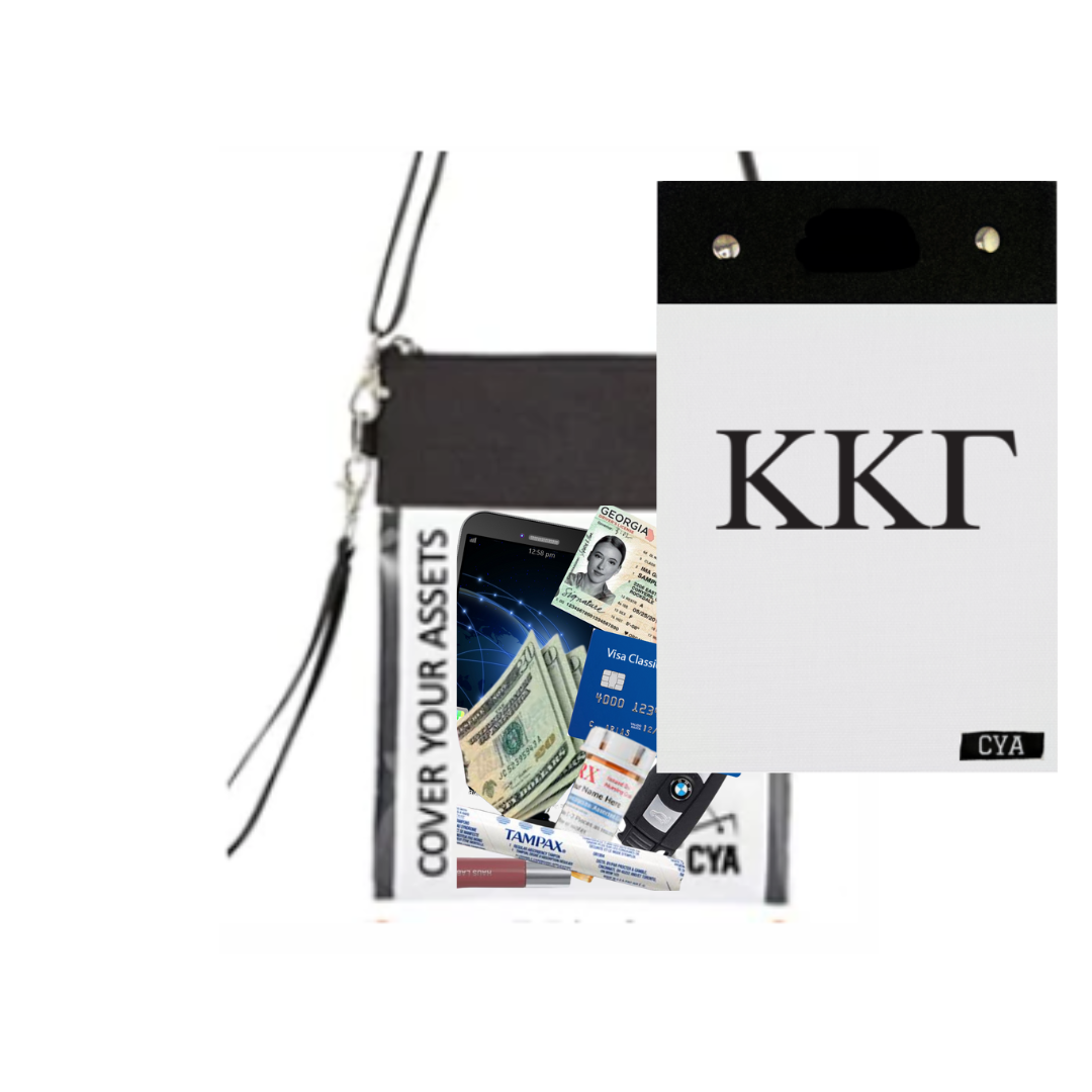 Kappa Kappa Gamma - Tall Purse & Cover