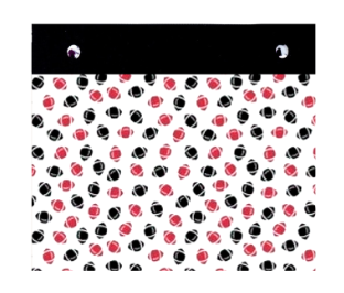 Red & Black Toss - Wide - Cover Only