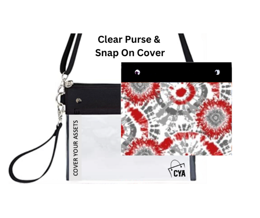 Buckeye Tie Dye - Wide - Purse & Cover