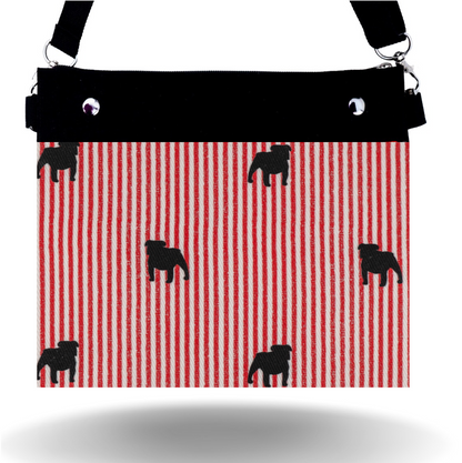 Stripes & Bulldogs - Wide - Purse & Cover