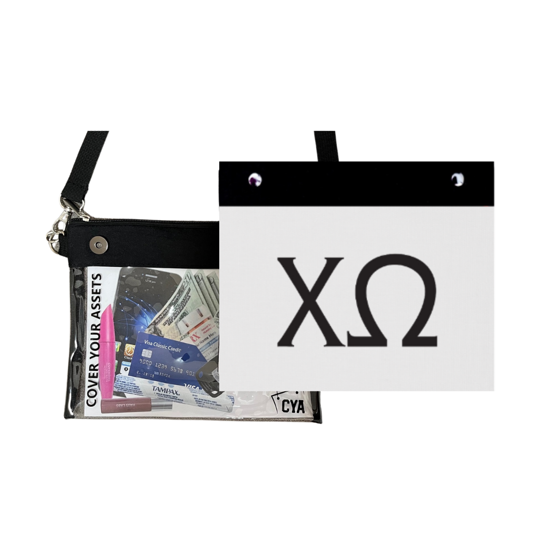 Chi Omega - Purse & Cover