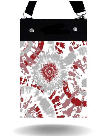 Crimson & Gray Tie Dye - Tall - Purse & Cover