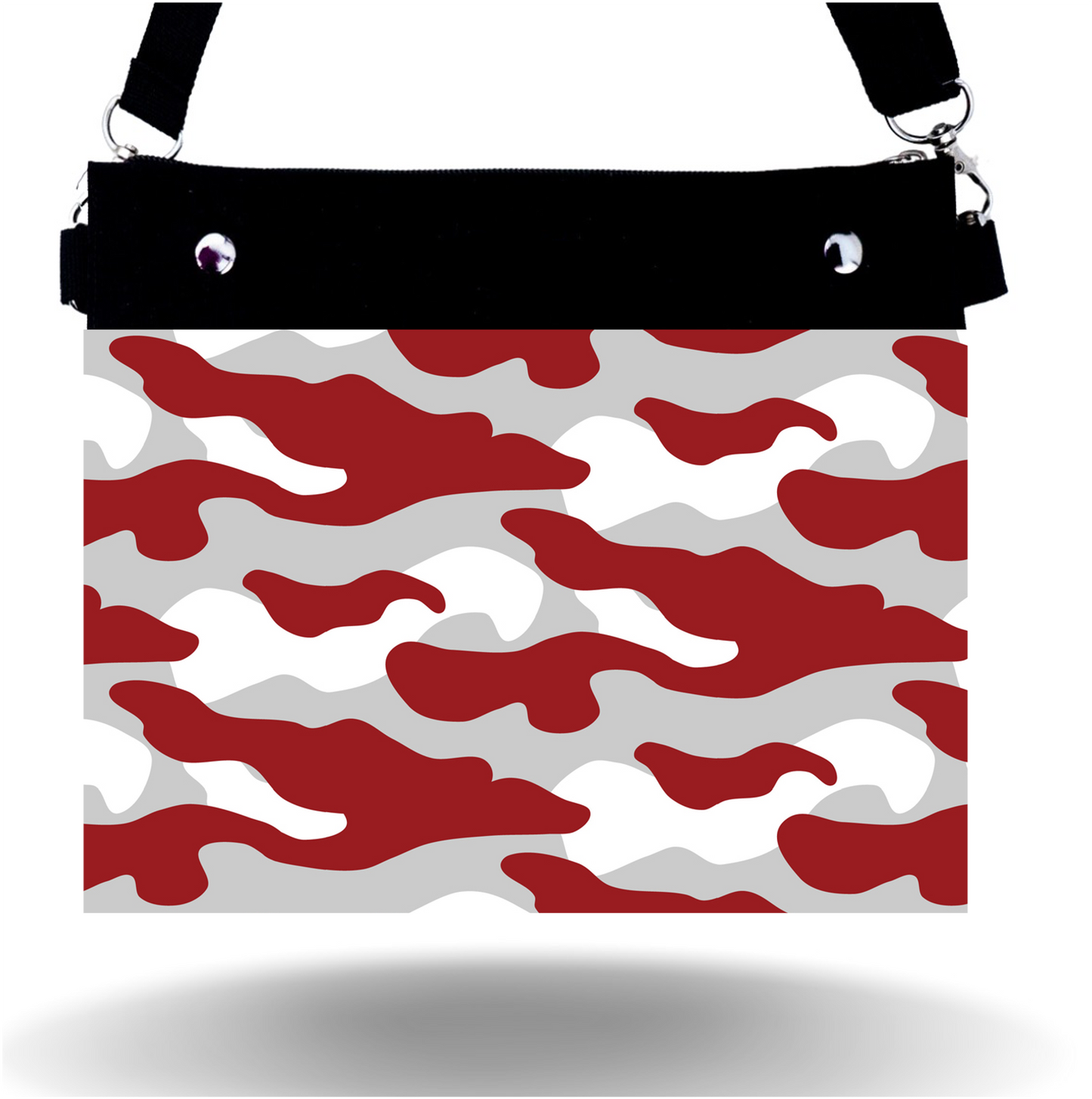 Crimson & Gray Camo - Wide - Purse & Cover